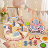 Wooden Cake Cutting Toy – Kreativitet & Rollespil – Træfødselsdagskage