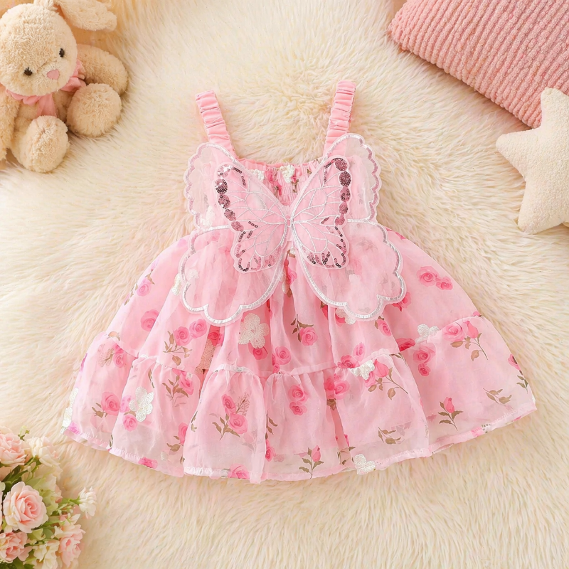 Girls Butterfly Dress – Sød & luftig – børnekjole