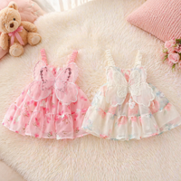 Thumbnail for Girls Butterfly Dress – Sød & luftig – børnekjole