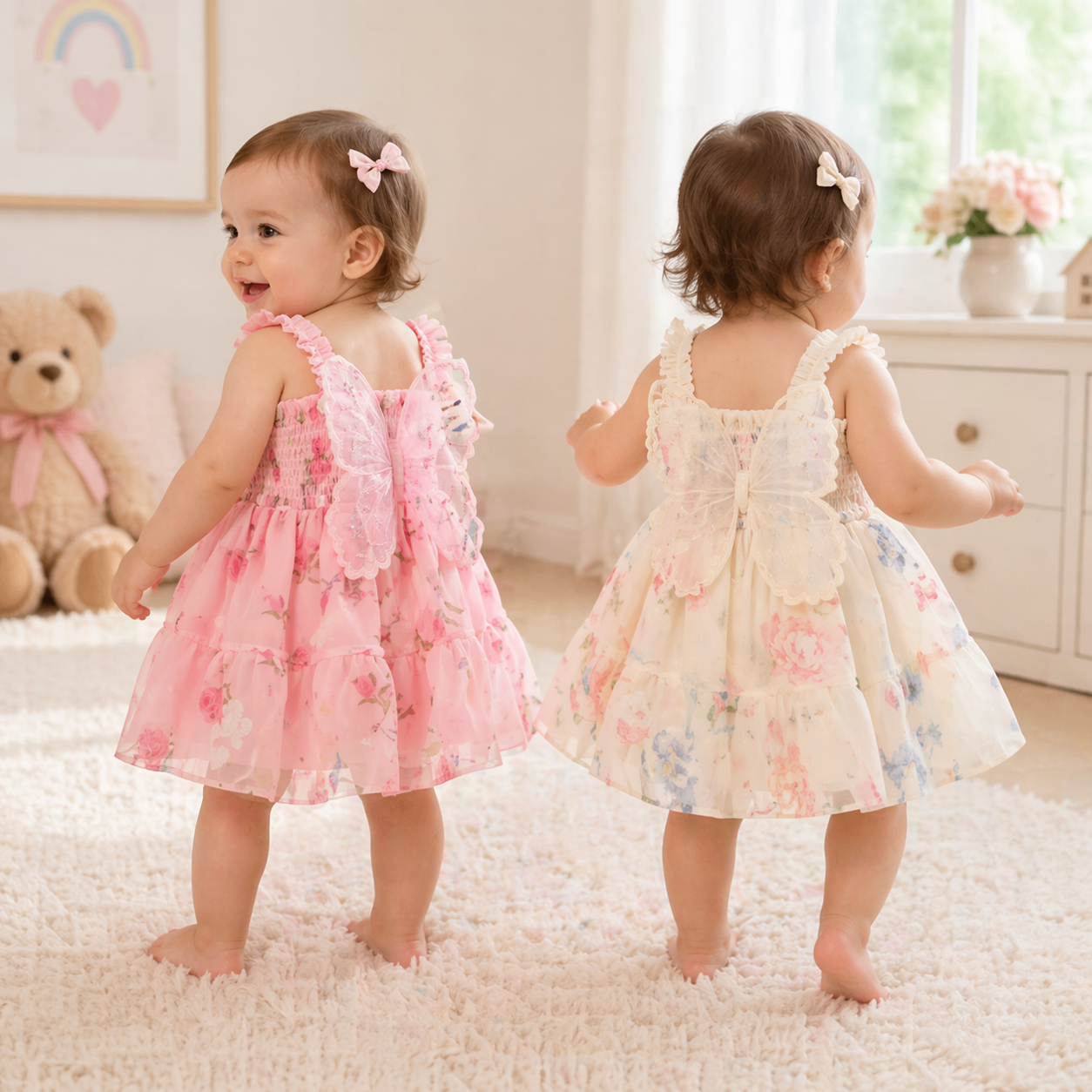 Girls Butterfly Dress – Sød & luftig – børnekjole