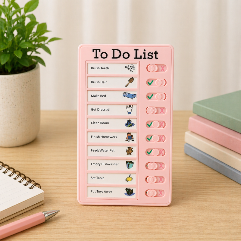 Kids Chore Chart – Struktur & Selvstændighed – Opgaveliste-tavle