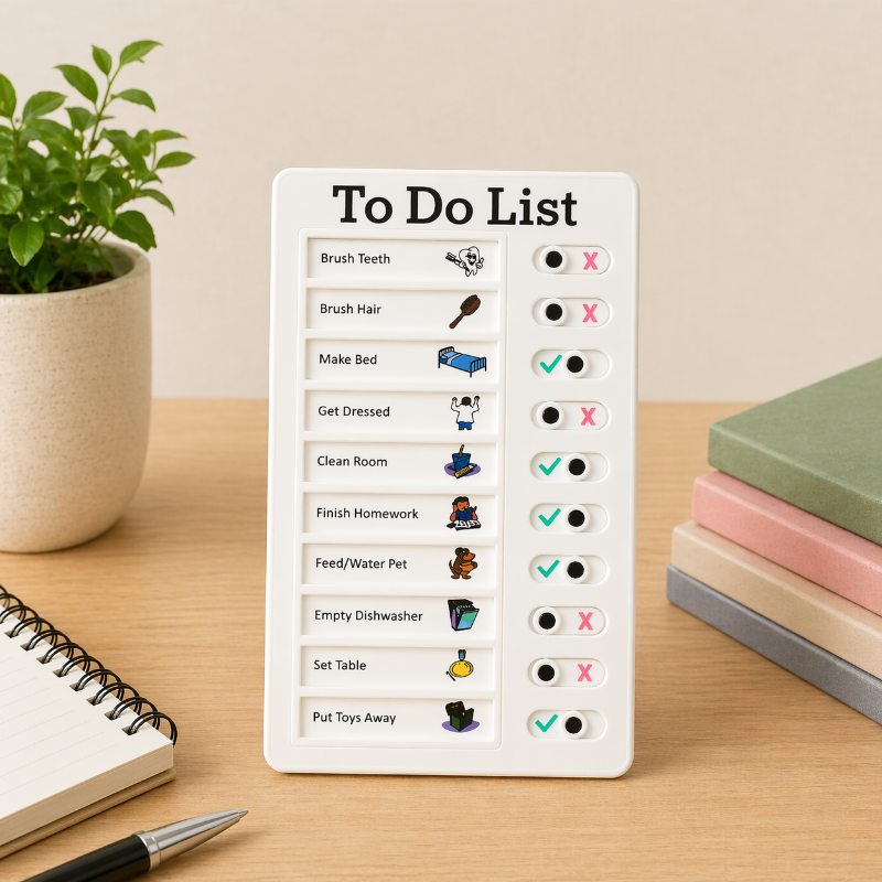 Kids Chore Chart – Struktur & Selvstændighed – Opgaveliste-tavle