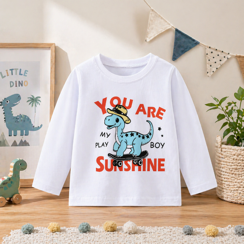 Kids Dinosaur Sweatshirt – Komfort & stil – Dino børnesweater