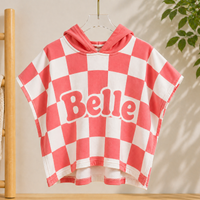 Thumbnail for Personalized Hooded Towel – Blødt & unikt – Personlig badekåbe til børn
