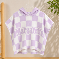 Thumbnail for Personalized Hooded Towel – Blødt & unikt – Personlig badekåbe til børn