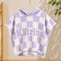 Thumbnail for Personalized Hooded Towel – Blødt & unikt – Personlig badekåbe til børn