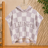 Thumbnail for Personalized Hooded Towel – Blødt & unikt – Personlig badekåbe til børn