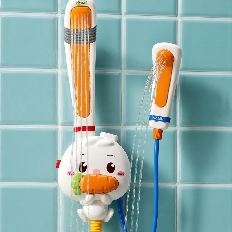 Rabbit Bath Shower Toy – Leg og vandglæde – Badespil med sprøjtefunktion