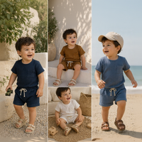 Thumbnail for Baby Summer Outfit – Luftigt & behageligt – Tøjssæt