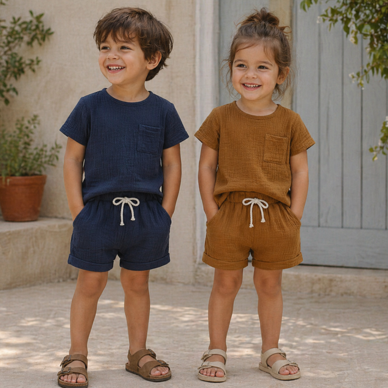 Baby Summer Outfit – Luftigt & behageligt – Tøjssæt