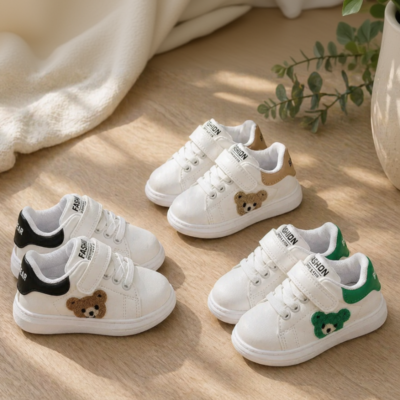 Bear Sneakers – Komfortabel & sød – Børnesneaker med bjørnemotiv