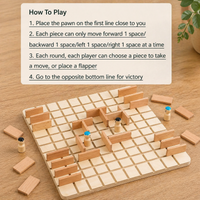 Thumbnail for Wooden Chess Puzzle Game – Strategi & Tænkning – Brætspil