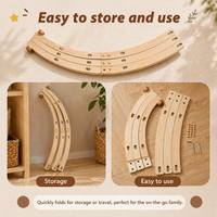 Thumbnail for Wooden Baby Rattle Toy – Sansestimulerende & sikkert – Baby Gym