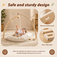 Thumbnail for Wooden Baby Rattle Toy – Sansestimulerende & sikkert – Baby Gym