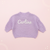 Thumbnail for Personalized Baby Sweater – Unik & kærlig – Broderet, personlig babytrøje