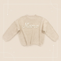 Thumbnail for Personalized Baby Sweater – Unik & kærlig – Broderet, personlig babytrøje