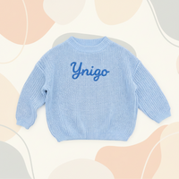 Thumbnail for Personalized Baby Sweater – Unik & kærlig – Broderet, personlig babytrøje
