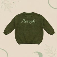 Thumbnail for Personalized Baby Sweater – Unik & kærlig – Broderet, personlig babytrøje