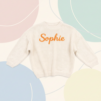 Thumbnail for Personalized Baby Sweater – Unik & kærlig – Broderet, personlig babytrøje
