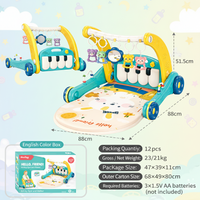 Thumbnail for Step & Play – Interaktivt og sikkert – 3-i-1 gåvogn og babygymnastik