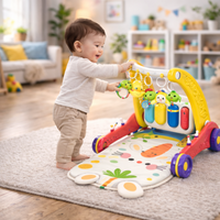 Thumbnail for Step & Play – Interaktivt og sikkert – 3-i-1 gåvogn og babygymnastik