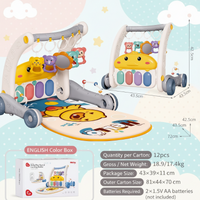 Thumbnail for Step & Play – Interaktivt og sikkert – 3-i-1 gåvogn og babygymnastik