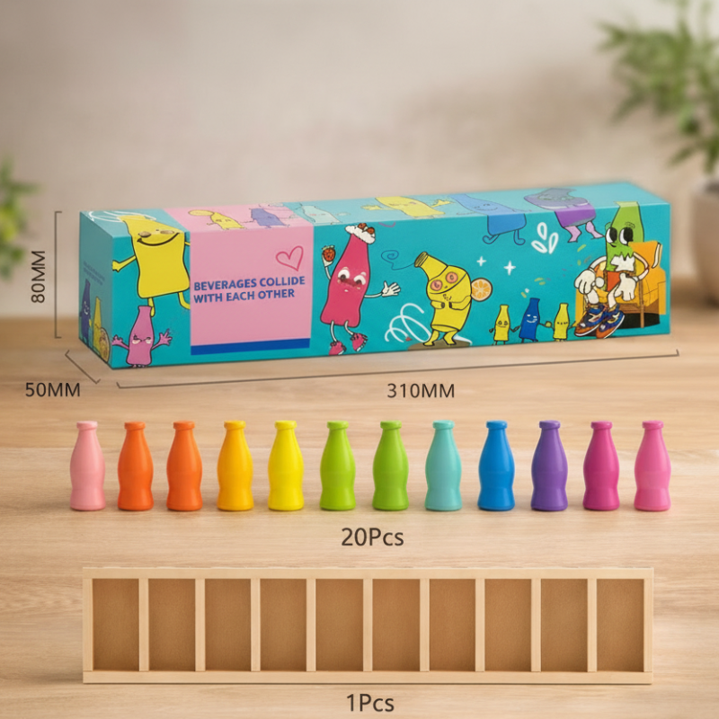 WoodenMatch – Smart & Legesygt – Montessori Farvespil