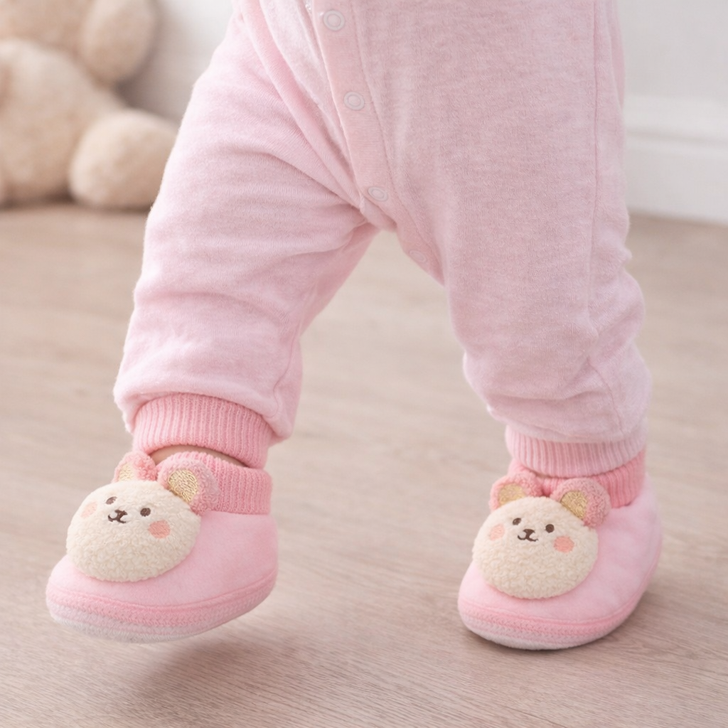 CuddleSteps – Varme og skridsikre – Dyre-babysko