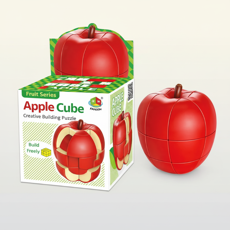 FruitCube – Farverigt og udfordrende – Montessori frugtpuslespil