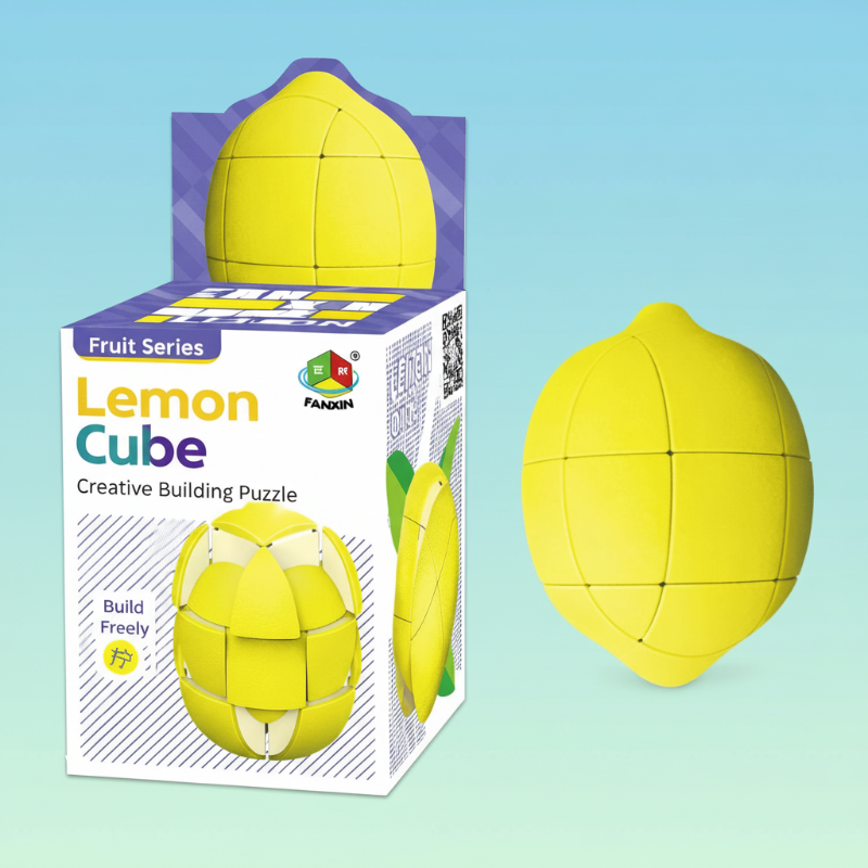 FruitCube – Farverigt og udfordrende – Montessori frugtpuslespil