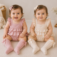 Thumbnail for TinyBloom – Sødt & blødt – kjole med flæser til babyer og småbørn