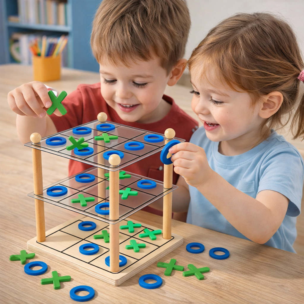 LogicTower – Pædagogisk & Smart – Tre i træk 3D