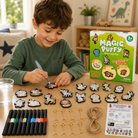 Thumbnail for Magic Puff Paint – Kreativt & interaktivt – Håndværkssæt med magisk skumtekstur