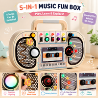 Thumbnail for Wooden Busy Board – Motorik & interaktivitet – Aktiviteter Musikbræt