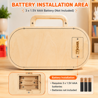 Thumbnail for Wooden Busy Board – Motorik & interaktivitet – Aktiviteter Musikbræt