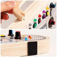 Thumbnail for Wooden Busy Board – Motorik & interaktivitet – Aktiviteter Musikbræt