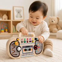 Thumbnail for Wooden Busy Board – Motorik & interaktivitet – Aktiviteter Musikbræt