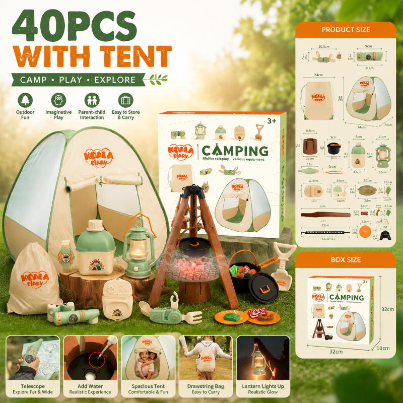 Kids Camping Adventure – Eventyrligt & interaktivt – Camping-sæt
