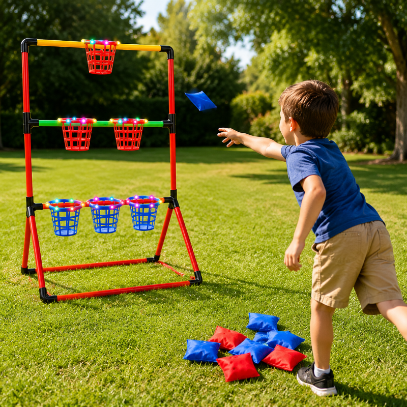 Sandbag Toss Game – Interaktivt & udendørs – Spil med kornposer