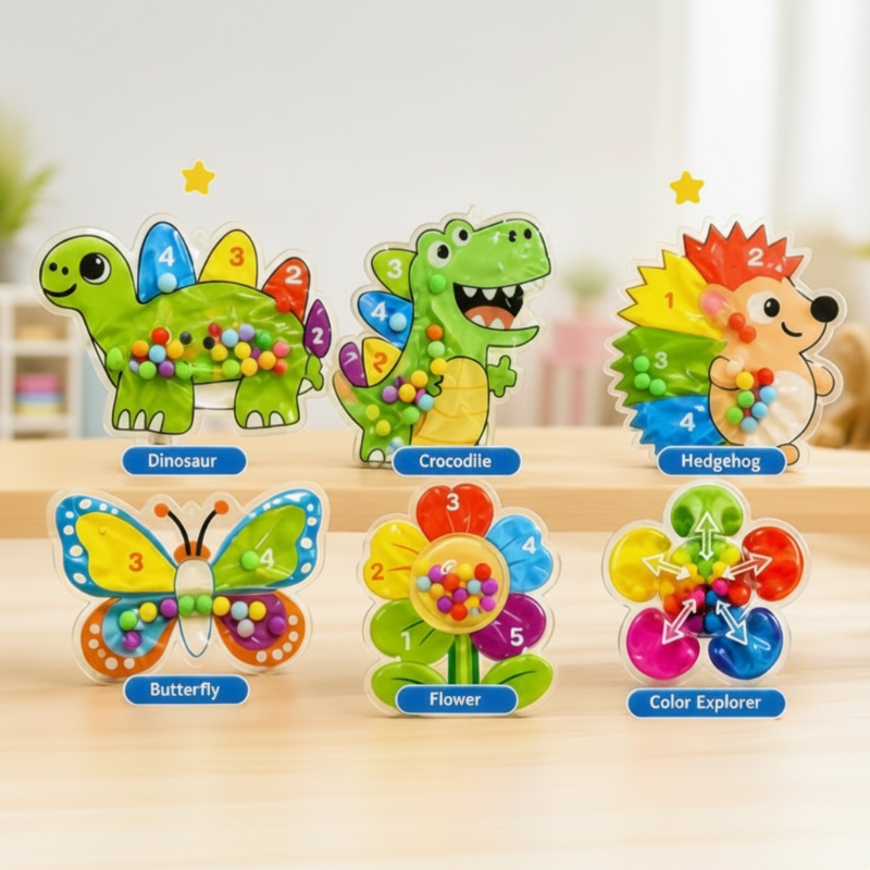 Squishy Bead Maze – Sansestimulerende & afslappende – Fidget-legetøj