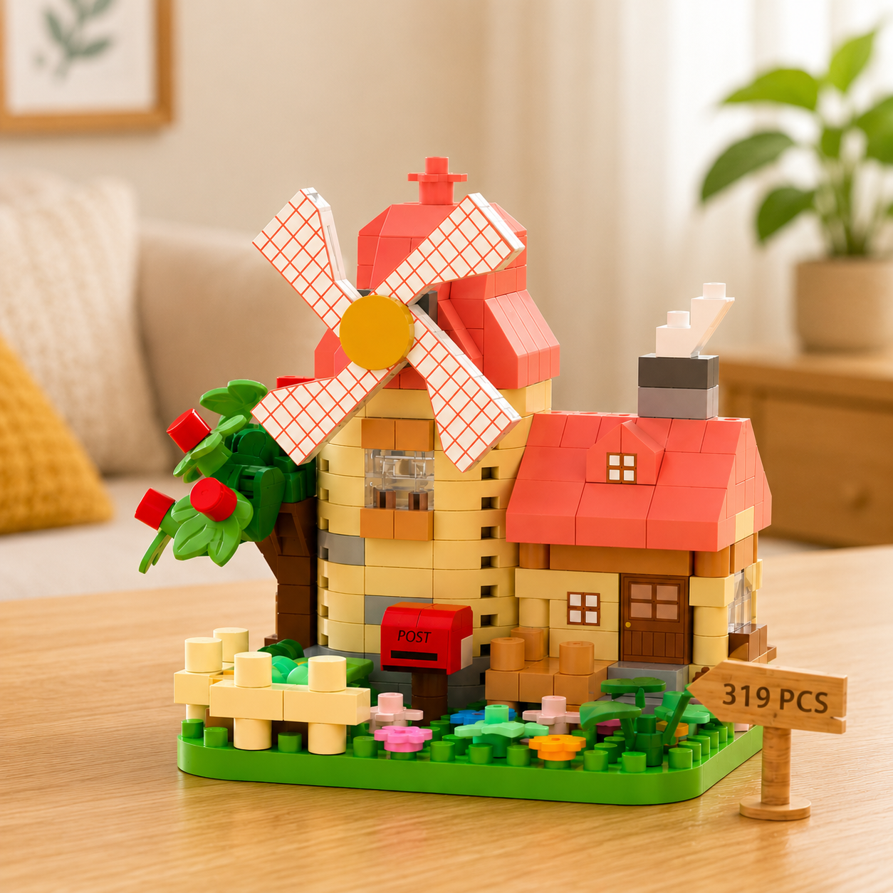 DIY Windmill Building Blocks – Kreativt & udfordrende – Byggesten-sæt