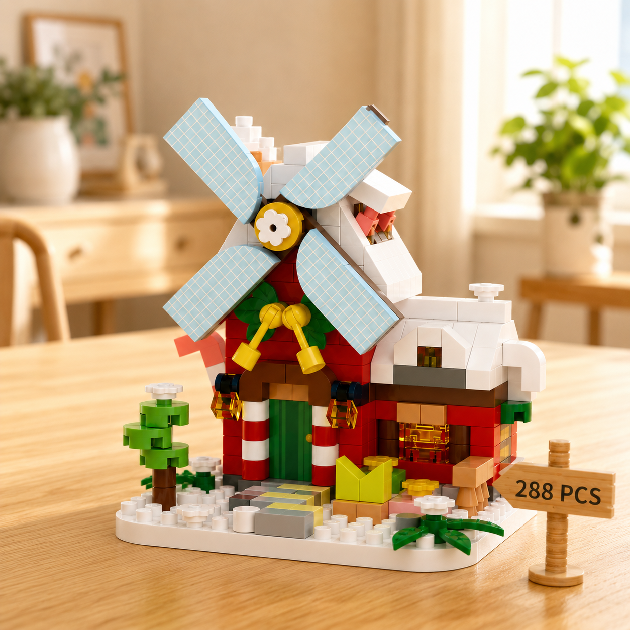 DIY Windmill Building Blocks – Kreativt & udfordrende – Byggesten-sæt