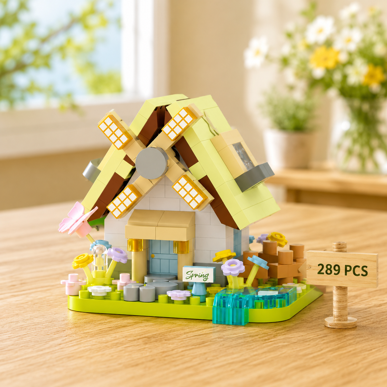DIY Windmill Building Blocks – Kreativt & udfordrende – Byggesten-sæt