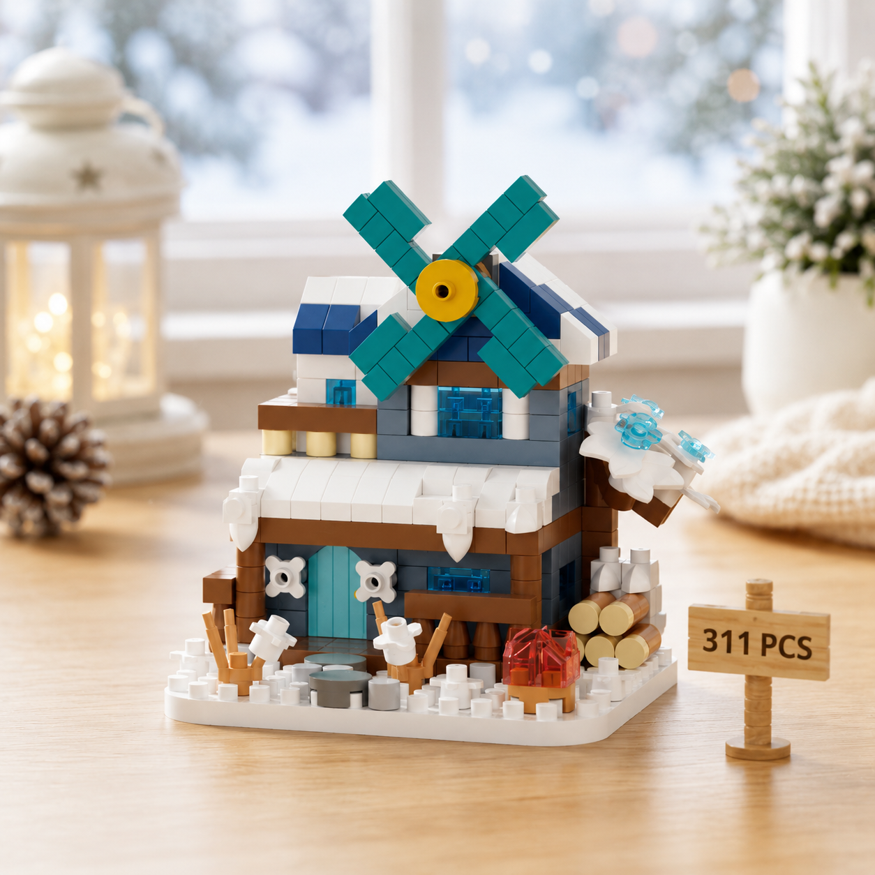 DIY Windmill Building Blocks – Kreativt & udfordrende – Byggesten-sæt