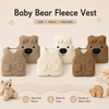 Baby Bear Fleece Vest – Varm og blød – Børnevest med bjørnemotiv