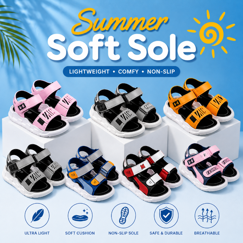 Summer Soft Sole – Komfort & skridsikkerhed – Børnesandaler
