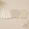 Bella Knit Top & Skirt – Let og luftigt – Strikket sommersæt til børn