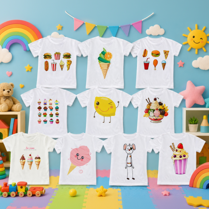 Boys & Girls Summer Tee – Komfortabel og legende – Børnet-shirt med sjovt print