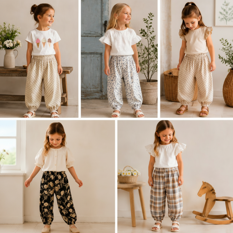 Harem Pants – Luftig & behagelig – Løse børnebukser