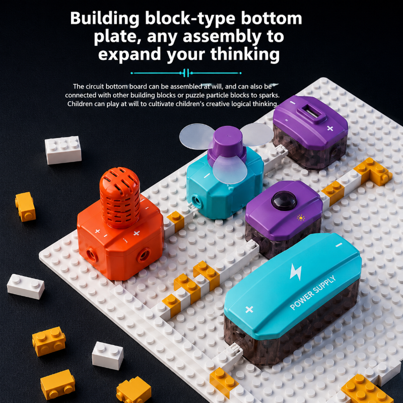 STEM Electronic Building Kit – Lærerigt & teknisk – Eksperimentsæt til kredsløb